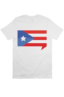 Puerto Rico BLV Sports T White FRONT