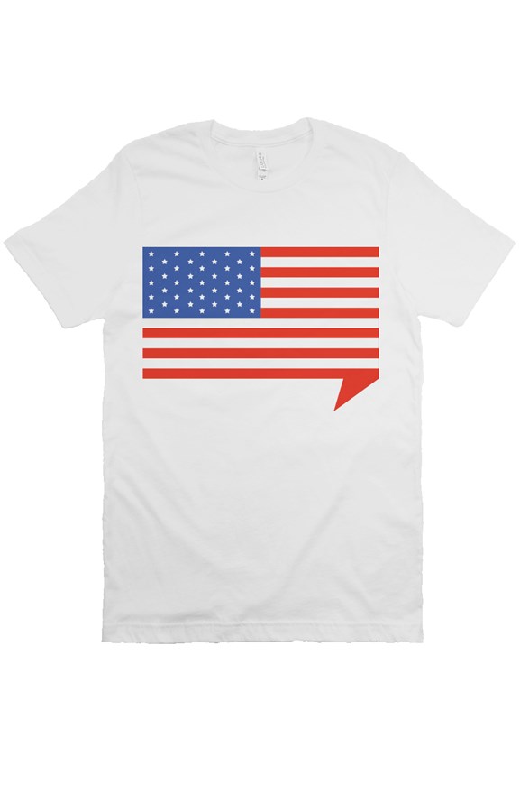 USA BLV Sports T White FRONT